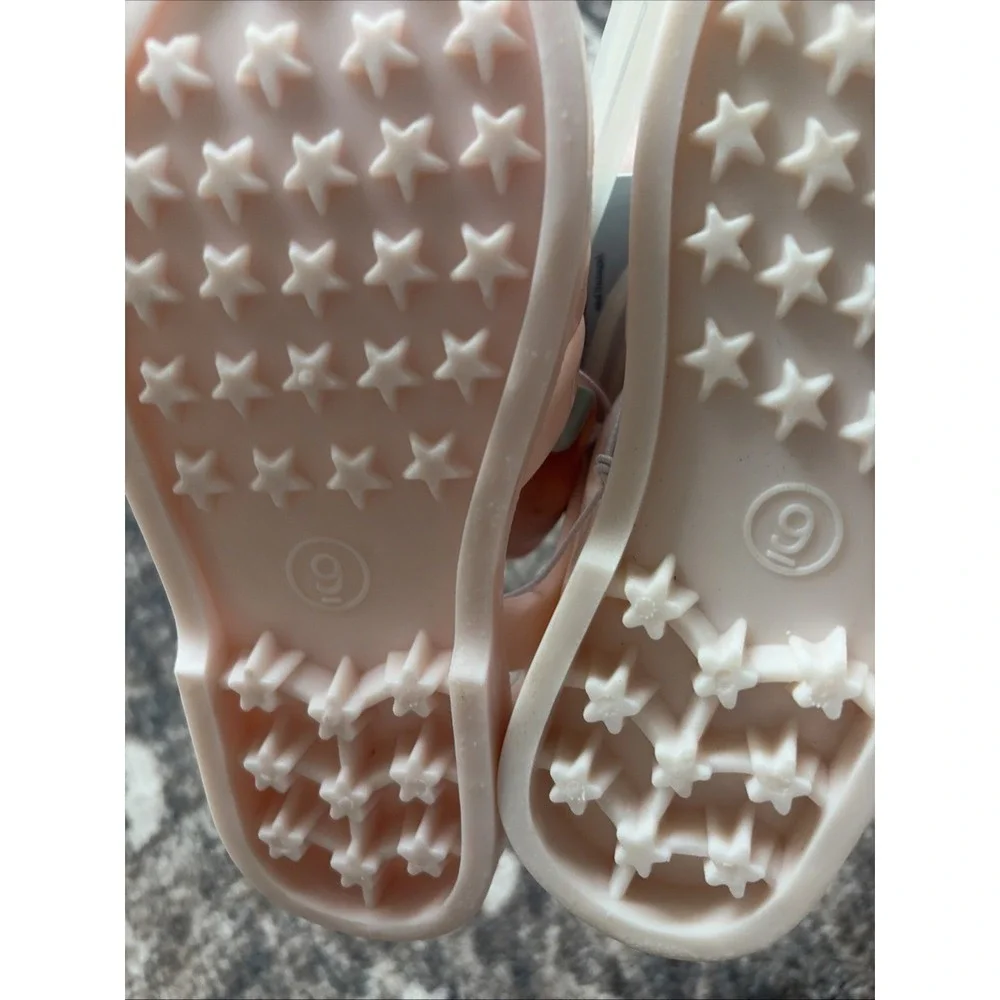 Toddler Jelly Shoes Size 9 New Girls Sandals Blush Pink